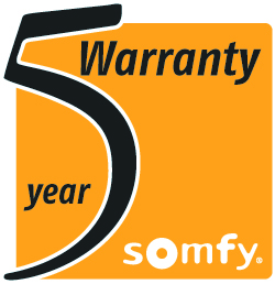 5 lat gwarancji na produkty somfy