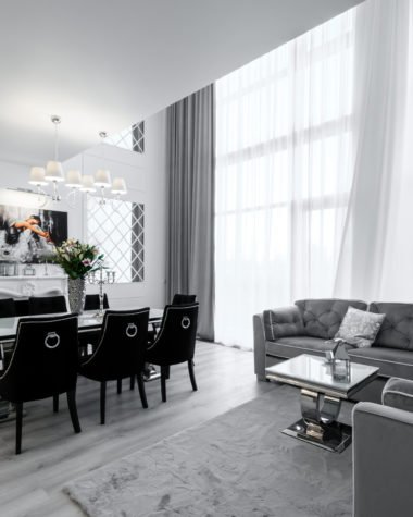 Apartament w stylu Glamour