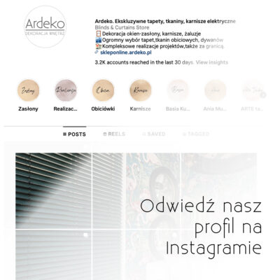 Ardeko - Przejrzyj nasz profil na Instagramie